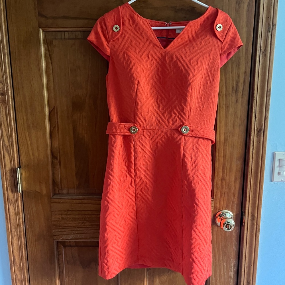 Liz Claiborne Orange dress